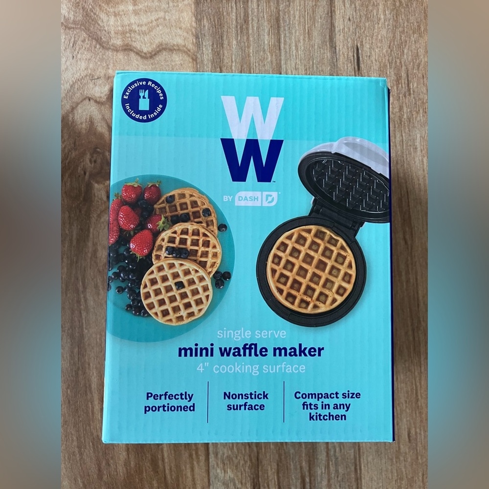 Weight Watchers Blue Mini Waffle Maker